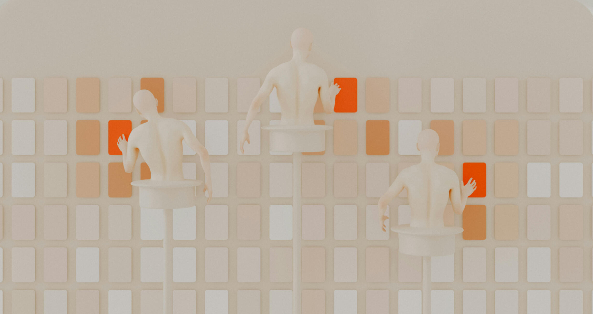 Headerafbeelding AI-startserie voor beginners – visuele metafoor voor mens en technologie